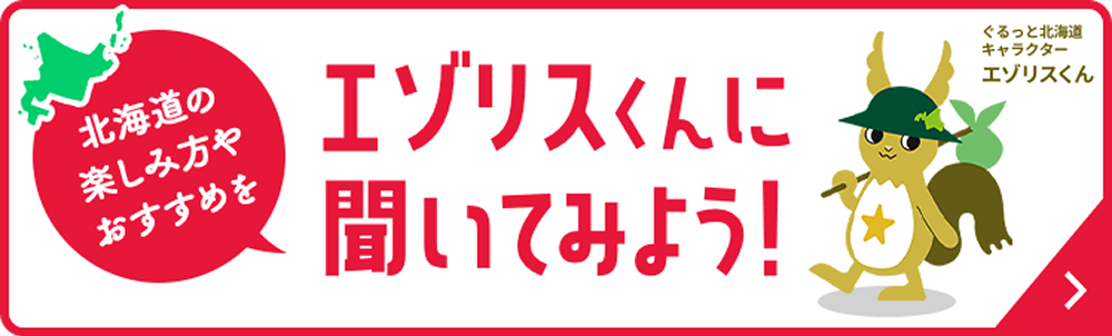 北海道の楽しみ方やおすすめをエゾリスに聞いてみよう！
